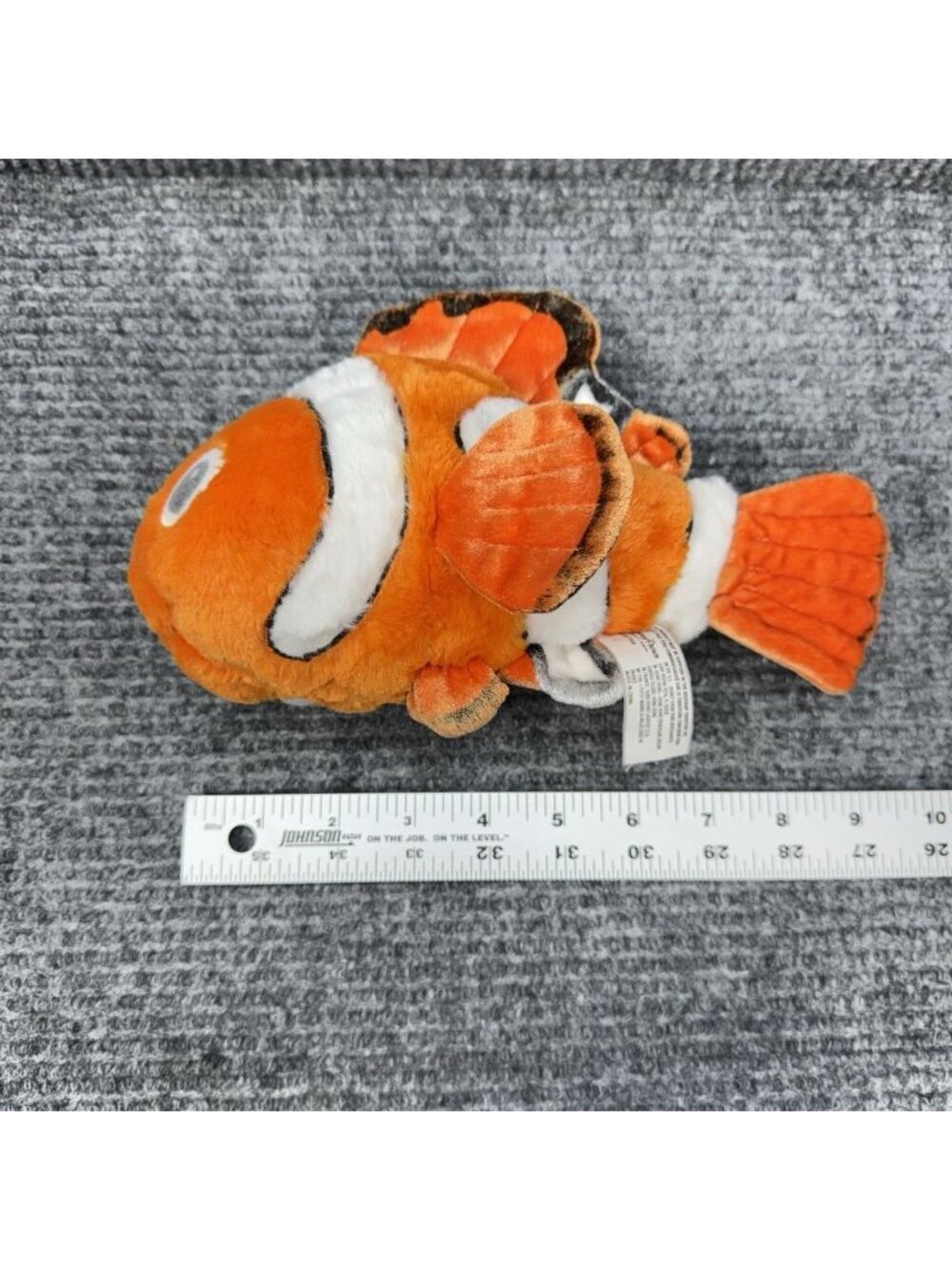 Nemo AUTHENTIC Disney Parks Pixar Finding Nemo Orange Clown Fish 10" Plush Toy - Picture 5 of 6